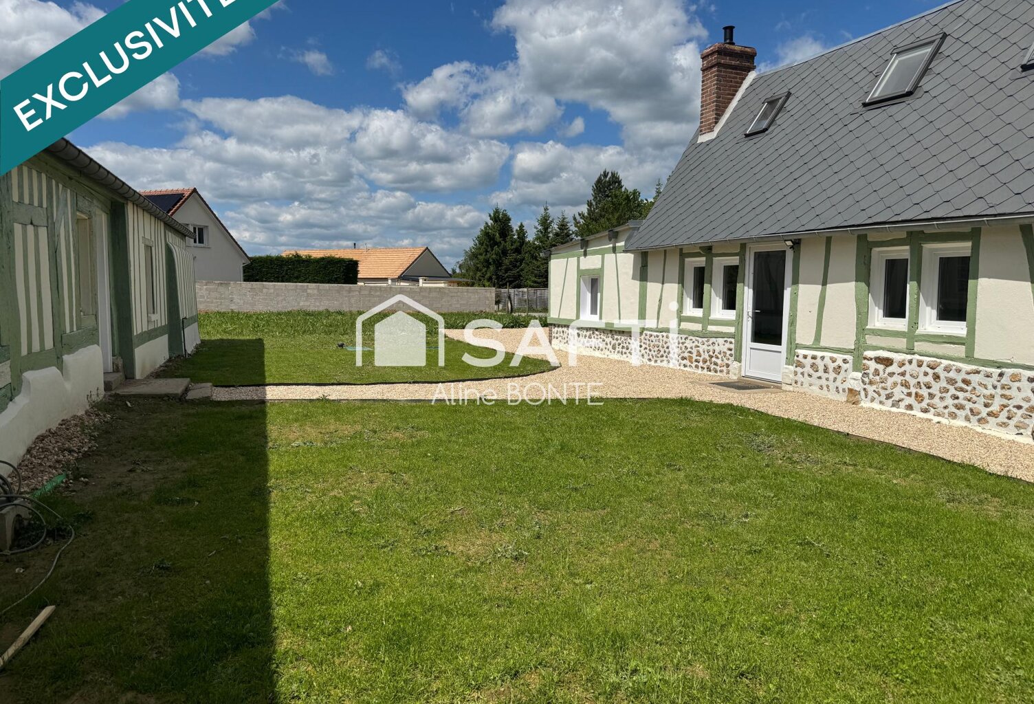 Deux maisons sur un même terrain : longère entièrement rénovée + maison indépendante — photo 1