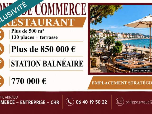 Restaurant  Emplacement exceptionnel à Saint-Jean-de-Monts — photo du bien