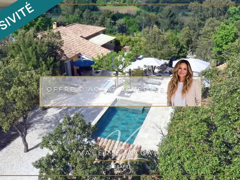 FLASSANS-SUR-ISSOLE : Maison de plain-pied de 110 m² sur un terrain de 3163 m² avec 3 chambres, piscine... — photo 1
