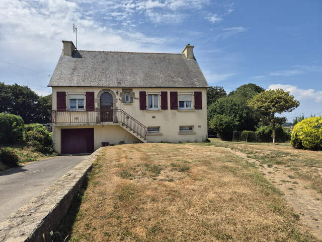 Maison néo-bretonne en pierre et ardoise   99 m2   Grand ter — photo du bien