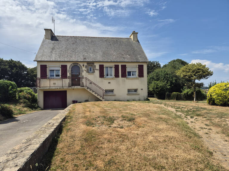 Maison néo-bretonne en pierre et ardoise   99 m2   Grand ter — photo 1