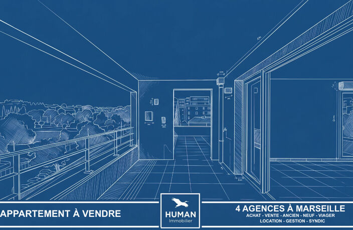 T3 traversant Sud Nord de 59 m² avec 2 balcons (2ème étage) ? Bd Mireille Lauze — photo 3