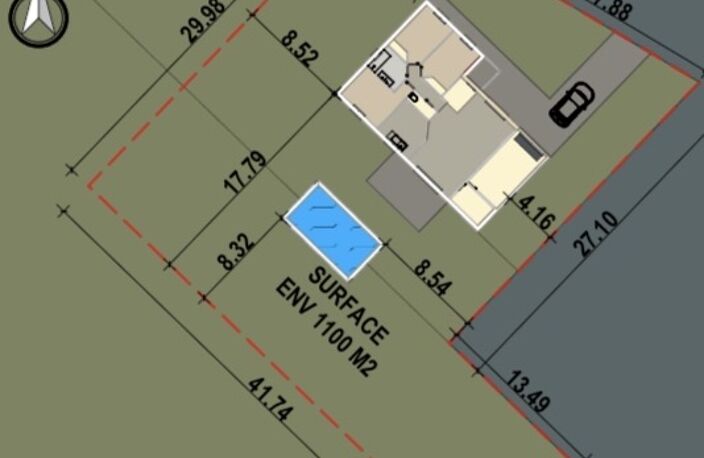 Vente Terrain à bâtir 1 200 m&sup2; — photo 2