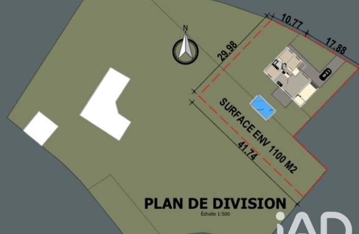 Vente Terrain à bâtir 1 200 m&sup2; — photo 3