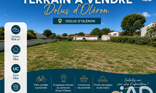 Terrain  954 m² à vendre à Dolus-d'Oléron (17550)