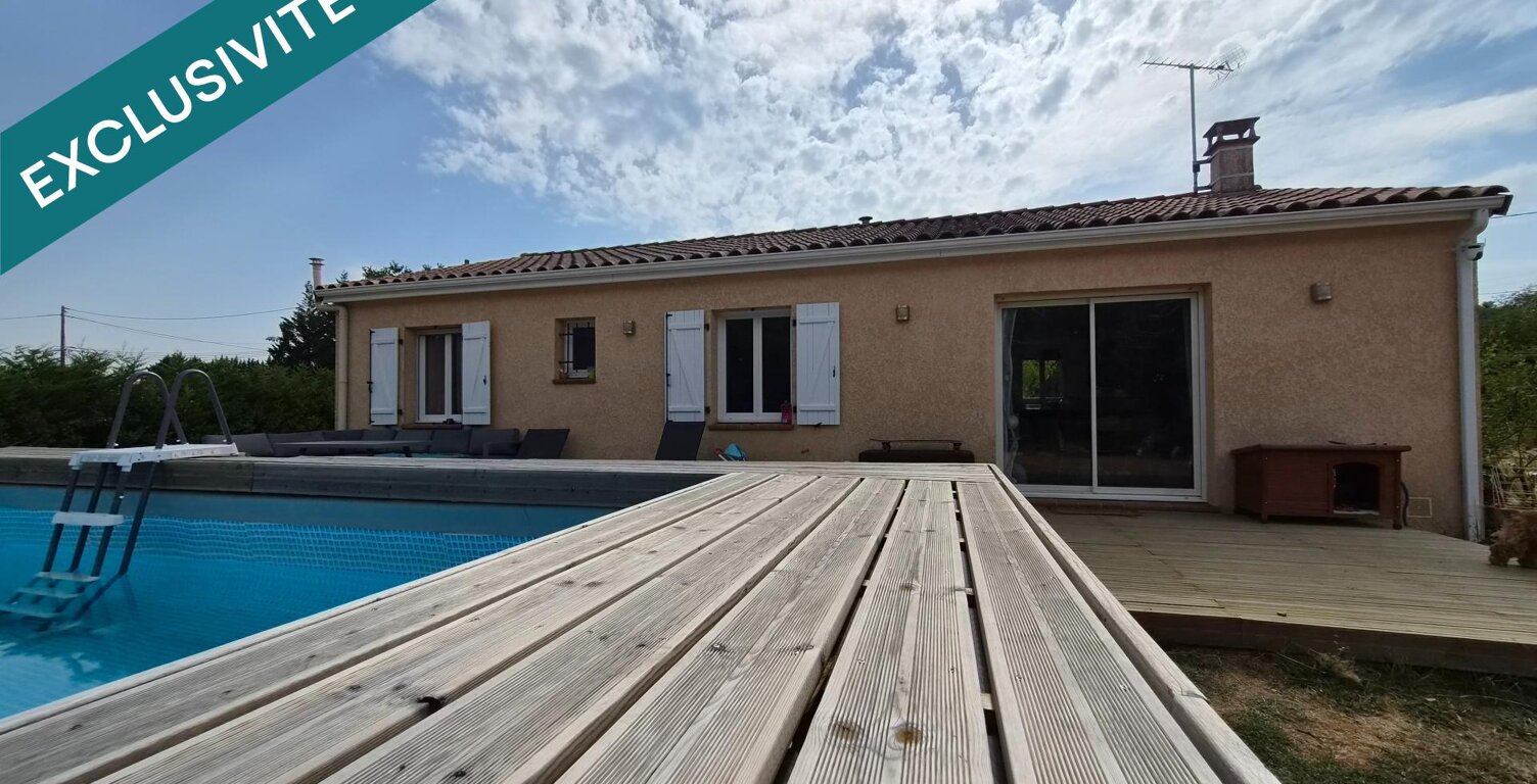 Maison 4 pièces - 3 chambres - terrasse - piscine hors sol — photo 1