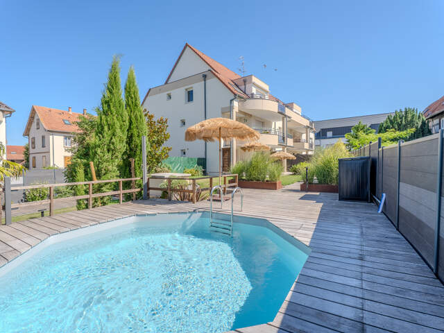 OBERSCHAEFFOLSHEIM   RARE T4 REZ-DE-JARDIN AVEC PISCINE, JAR — photo du bien