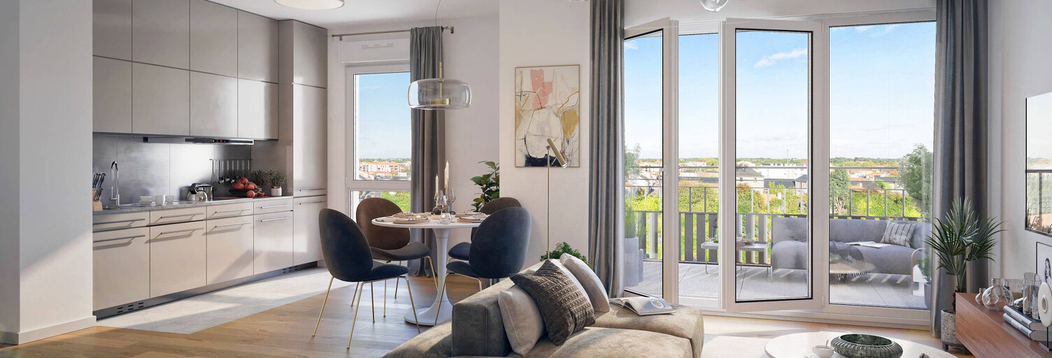 Appartement neuf T1, T2, T3, T4 Pièce 31 à 83 m² à vendre à Roissy-en-Brie (77680)