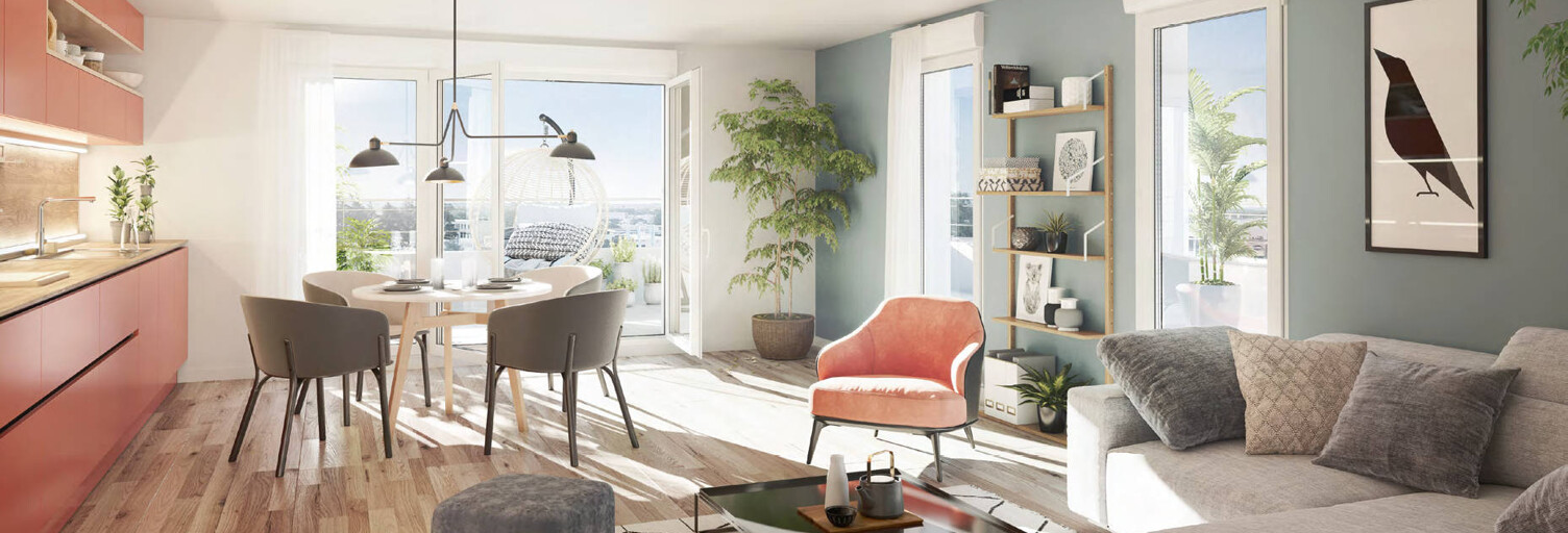 Appartement neuf T2, T3 Pièce 52 à 56 m² à vendre à Villejuif (94800)