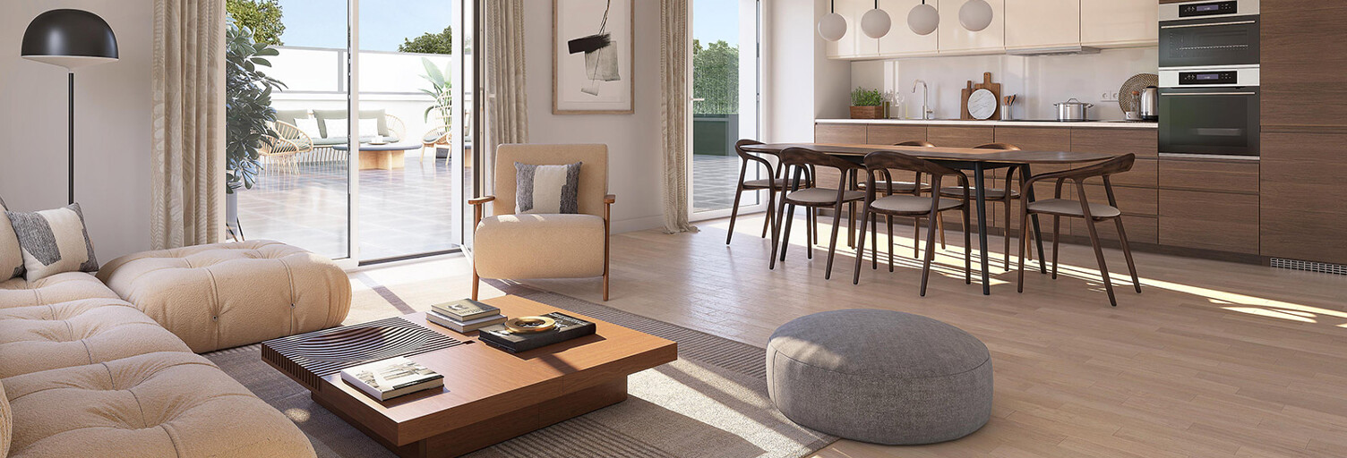 Appartement neuf T2, T3, T4 Pièce 46 à 80 m² à vendre à Gagny (93220)
