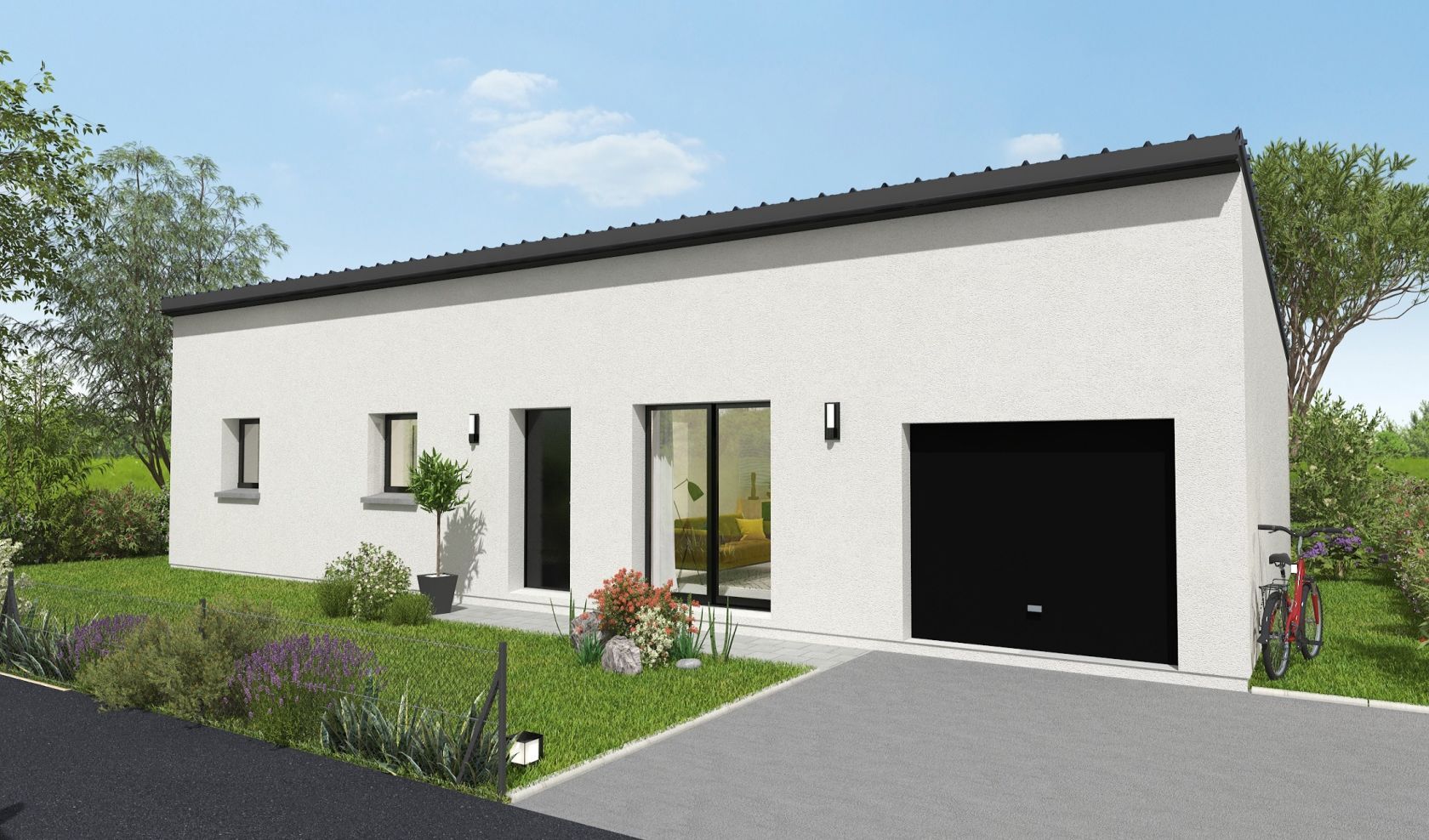 Projet de construction d'une maison 95 m² avec terrain à QUERRIEN (29)