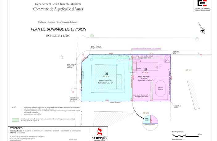 Terrain à vendre  AIGREFEUILLE D'AUNIS (17) — photo 2