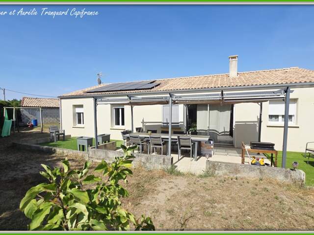 Maison à vendre, 5 pièces, PLAIN-PIED de 115m² , avec CLIMATISATION à LUSSANT (17) — photo du bien
