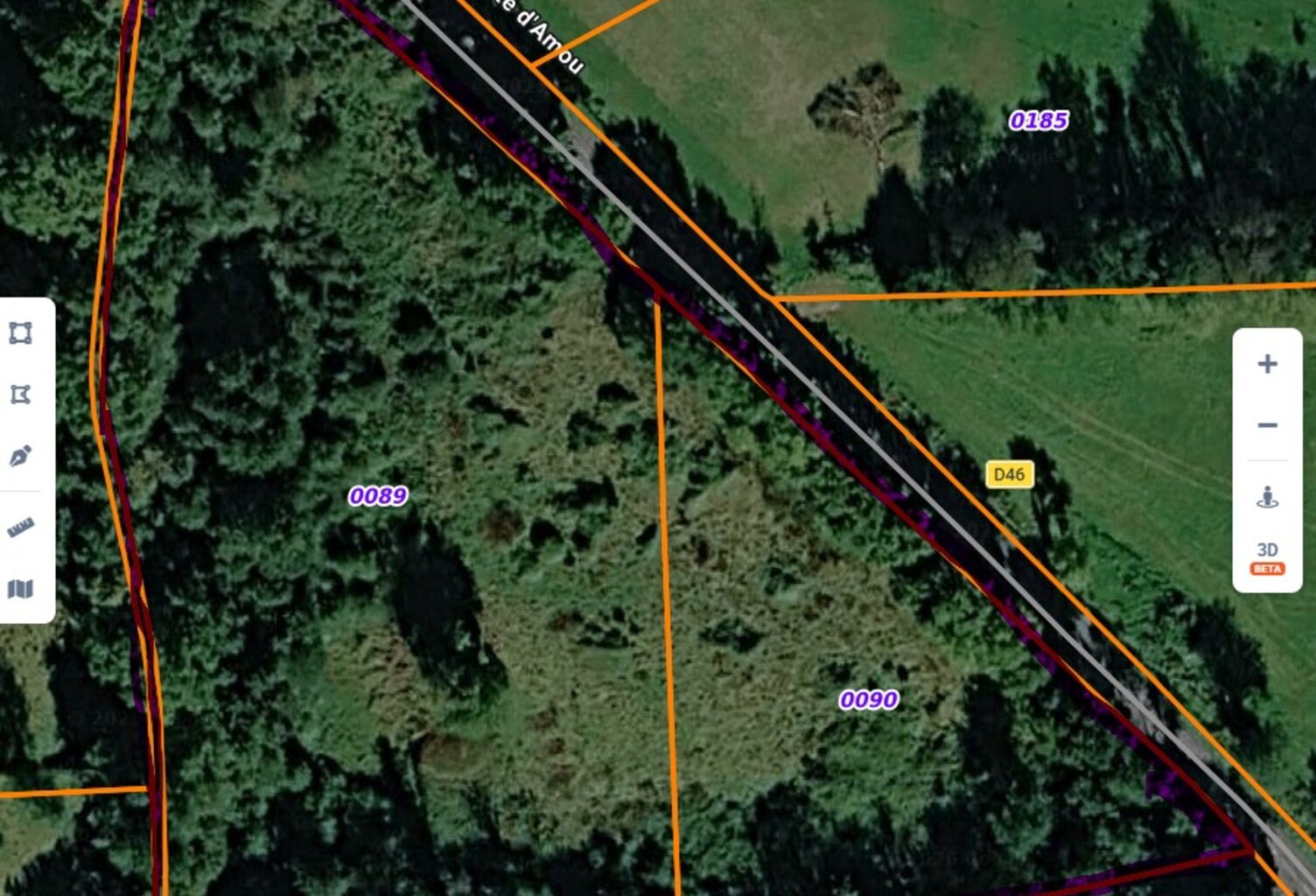 ORTHEZ – Terrains naturels et agricoles de 15 070 m² NON CONSTRUCTIBLE — photo 1