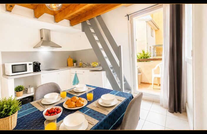 Appartement à vendre 2 pièces LE CAP D'AGDE (34), DUPLEX avec balcon au centre port — photo 3