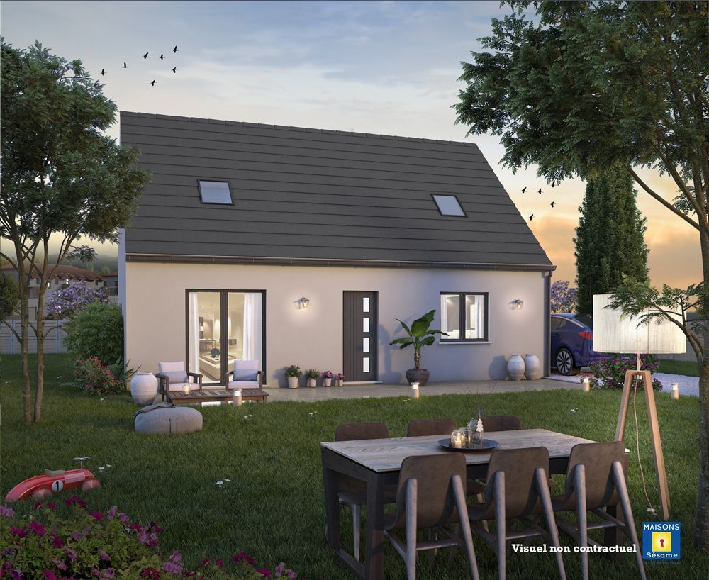 Projet de construction d'une maison 103 m² avec terrain à SILLY-LE-LONG (60)