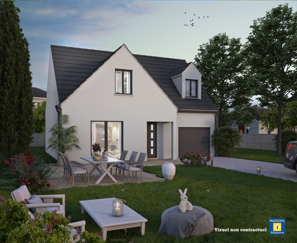 Projet de construction d'une maison 97 m² avec terrain à VERBERIE (60)