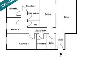 Appartement 5 Pièces 110 m² à vendre à Lyon 8 (69008)