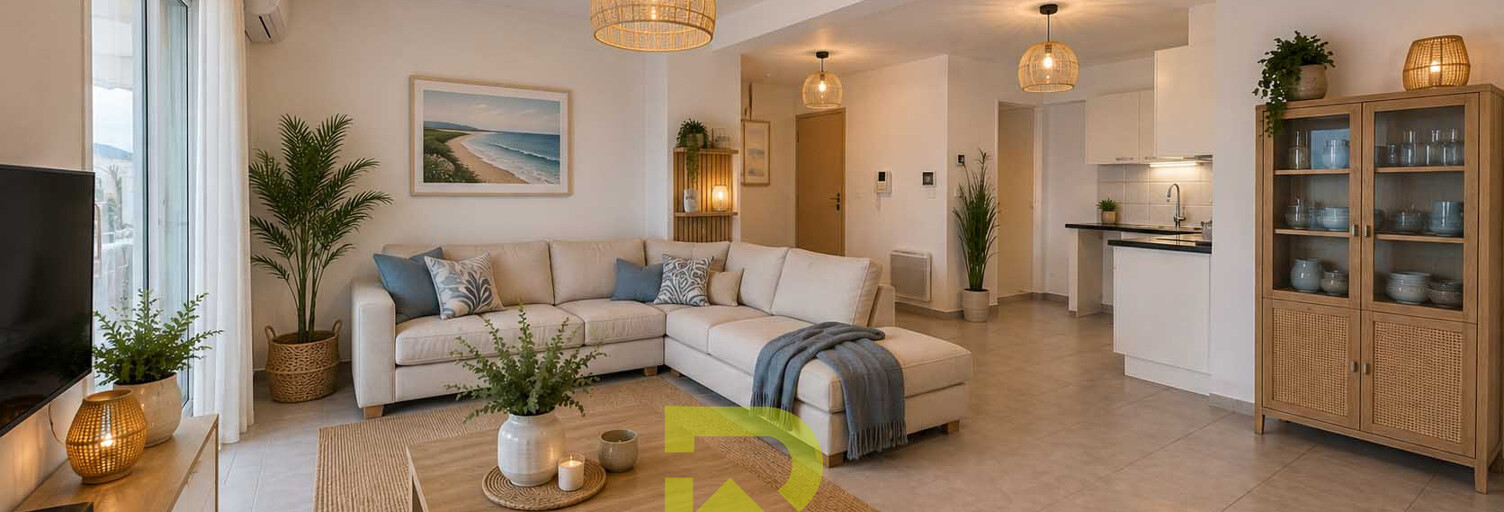Appartement 3 Pièces 60 m² à vendre à Fleury (11560)