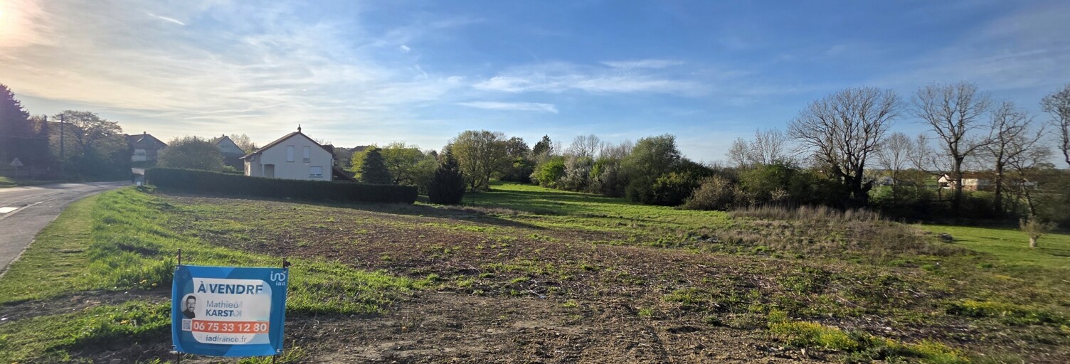 Terrain  1563 m² à vendre à Hellimer (57660)