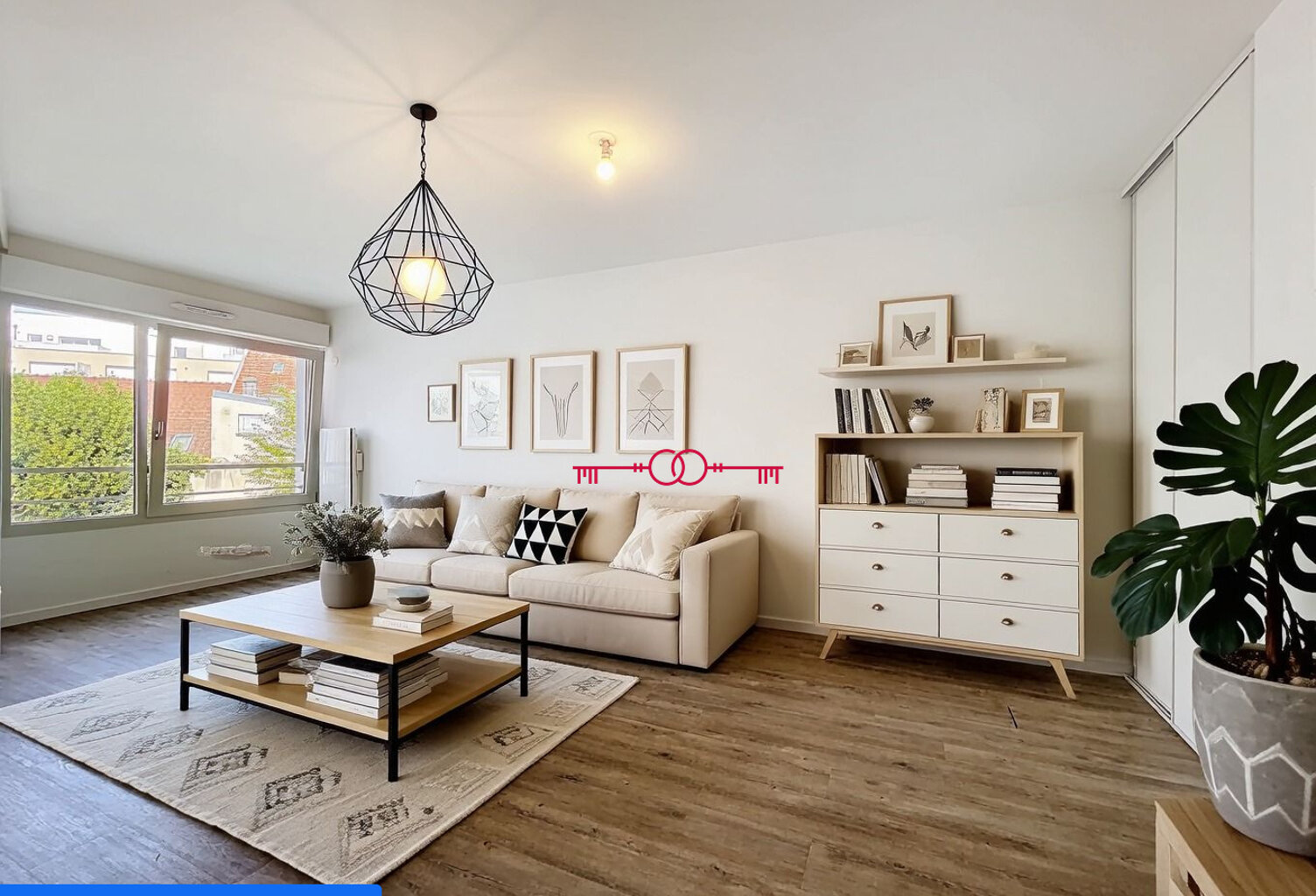 Appartement Reims 2 pièce(s) 45.70 m2 — photo 1