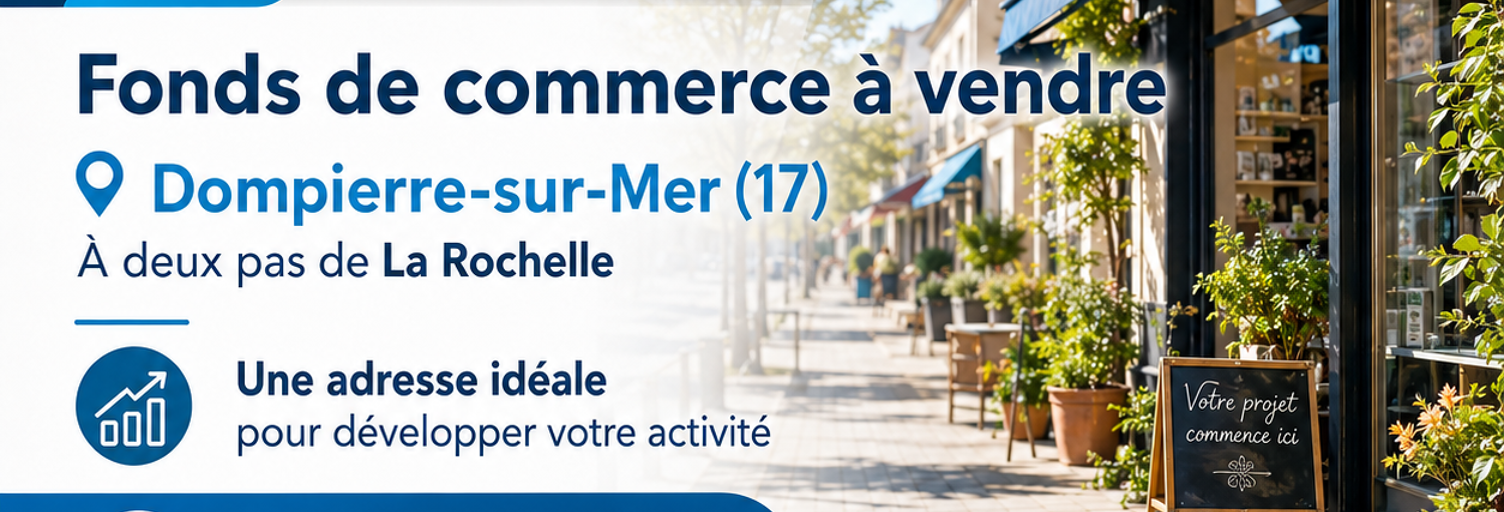 Commerce  96 m² à vendre à Dompierre-sur-Mer (17139)