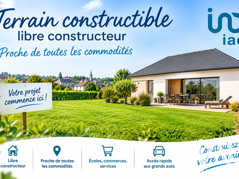 Vente Terrain à bâtir 700 m&sup2; — photo 1