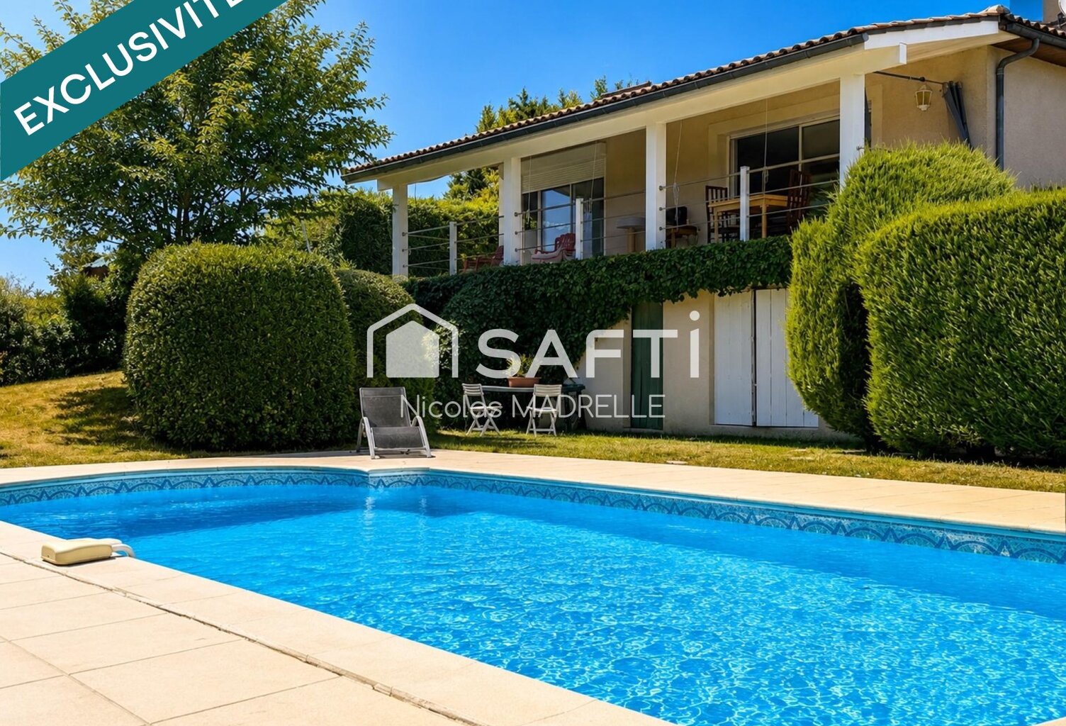 Maison 3 chambres avec piscine et vue dominante — photo 1