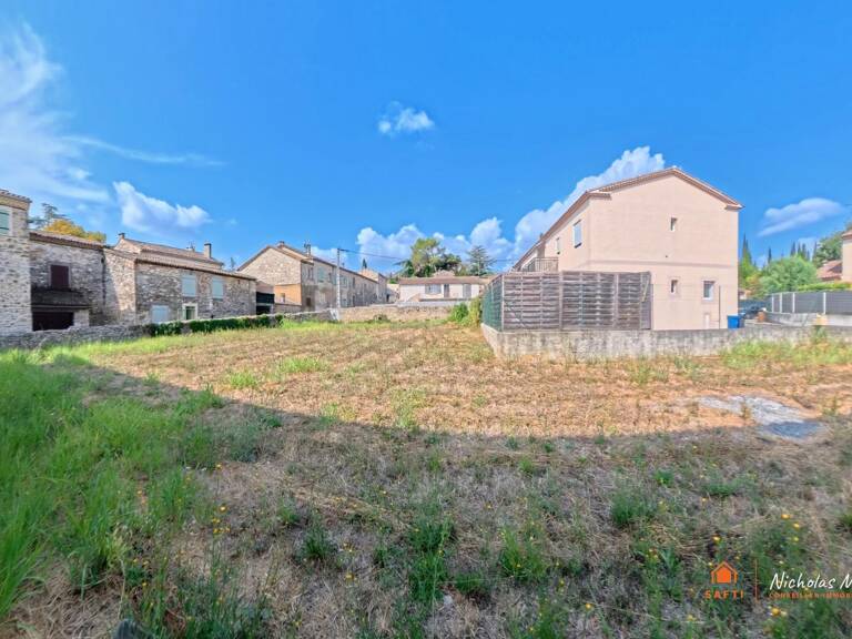 Terrain à bâtir 828 m² plat  Brignon (30190)  étude de sol réalisée — photo 1