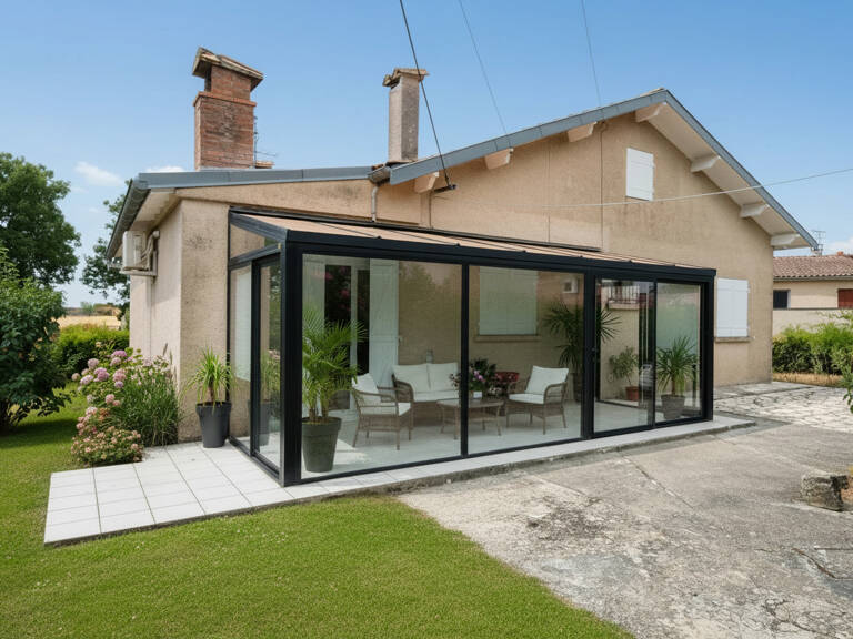 FONTENILLES : Maison familiale avec grand terrain, garage et vue dégagée sur les champs — photo 1