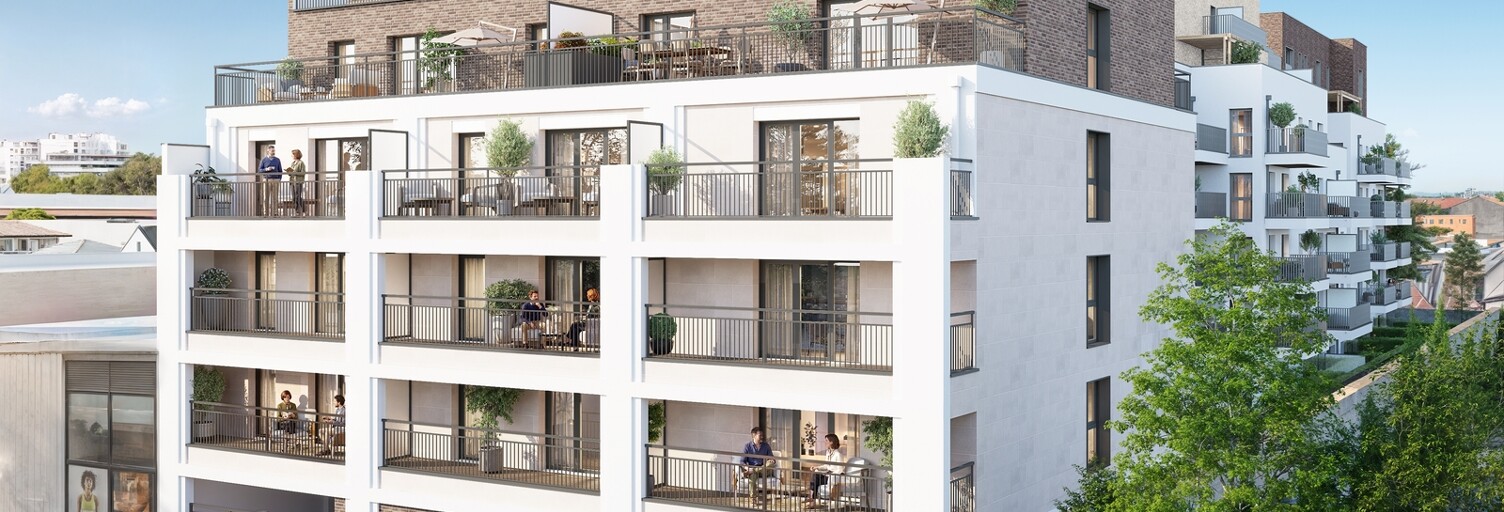 Appartement neuf T1, T2, T3, T4 Pièce 39 à 78 m² à vendre à Ivry-sur-Seine (94200)