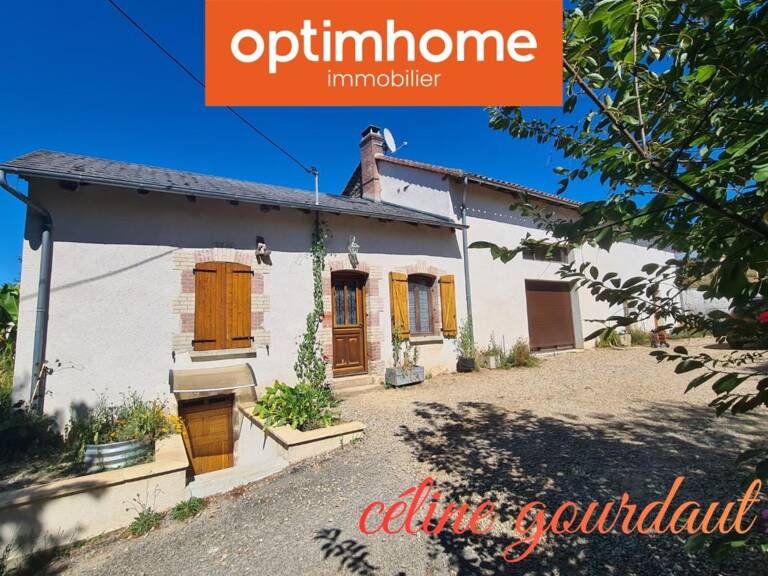 Maison 5 pces, 100 m² – Grange 85 m² – Terrain 5 250 m² dont parcelle constructible – Châteauneuf-la-Forêt — photo 1
