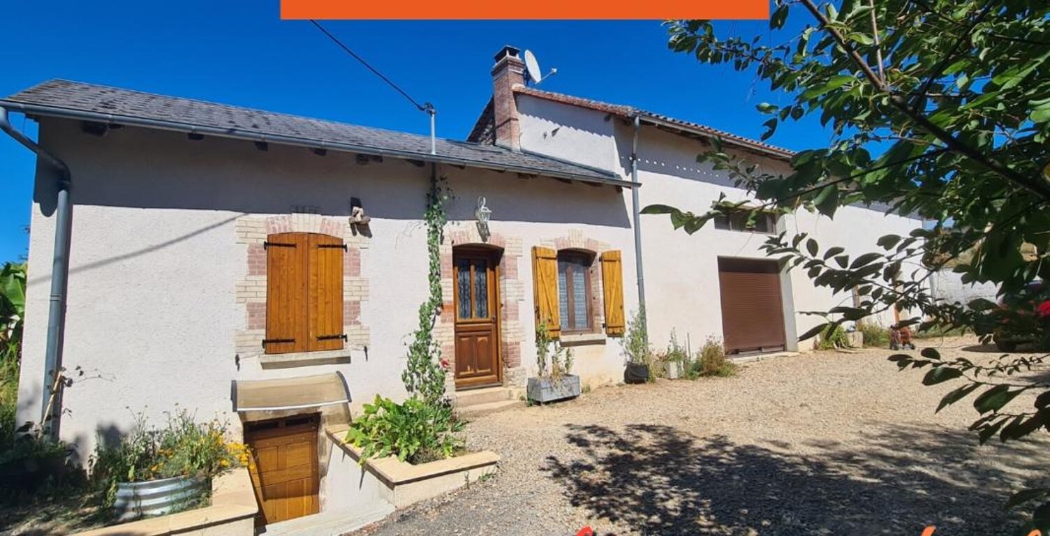 Maison 5 pces, 100 m² – Grange 85 m² – Terrain 5 250 m² dont parcelle constructible – Châteauneuf-la-Forêt — photo 1