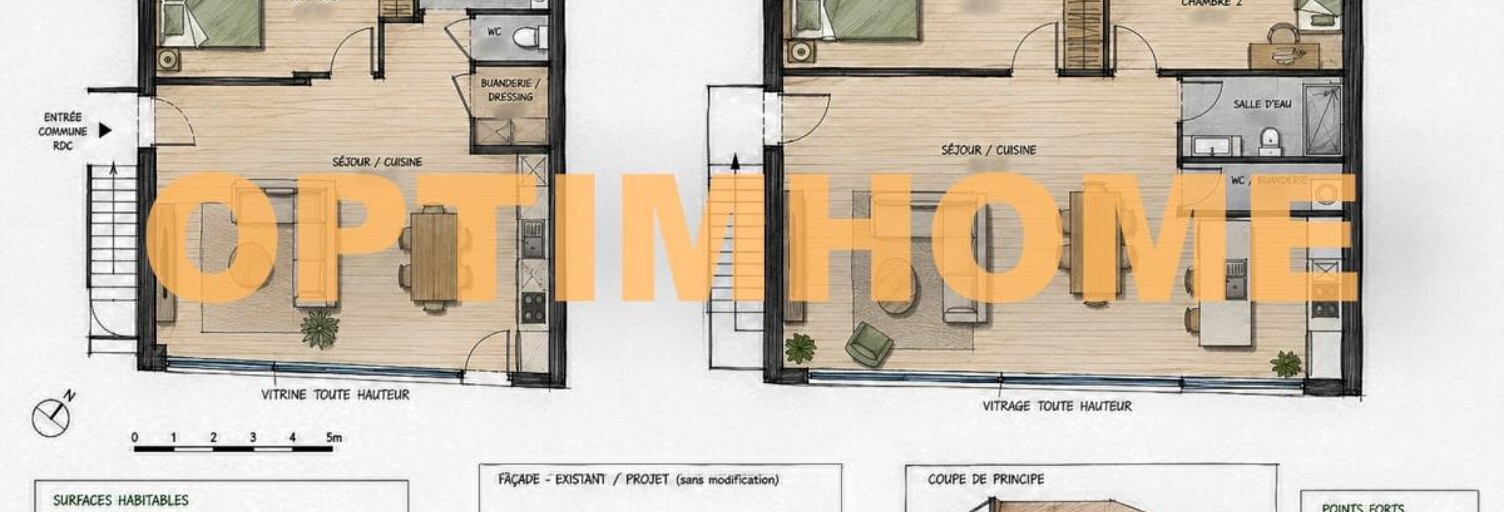 Immeuble  194 m² à vendre à Cholet (49300)