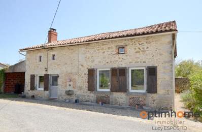   Charmante maison en pierre de 1780 pleine de caractère – Saint-Laurent-de-Céris (16) ❤️  — photo du bien