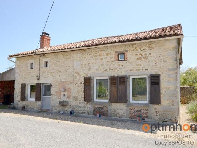 🏡 Charmante maison en pierre de 1780 pleine de caractère – Saint-Laurent-de-Céris (16) ❤️🌿 — photo du bien