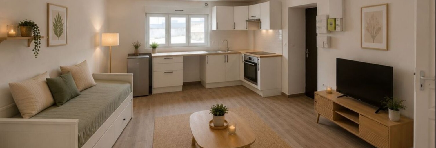 Appartement 1 Pièce 26 m² à louer à Moussy-le-Vieux (77230)