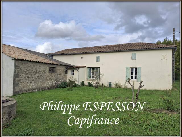 CORPS DE FERME EN PIERRE SUR UN PARC DE 14000 M2 SUR LEVIGNAC DE GUYENNE (47) — photo du bien