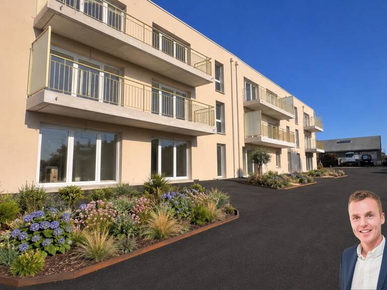 Dpt Finistère (29), à vendre QUIMPER appartement T2 meublé situé au dernier étage de 45,51 m² habitable - Balcon- Parking souterrain — photo 1