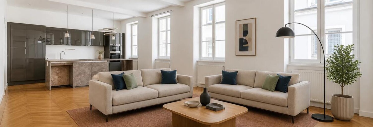 Appartement 4 Pièces 89 m² à vendre à Lyon 1 (69001)