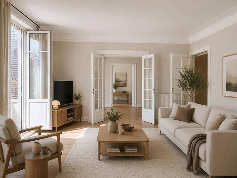 Appartement de caractère rénové ,134 m², 3 chambres, 2 caves, 1 grenier, 1 jardin en rez-de- chaussée — photo 1