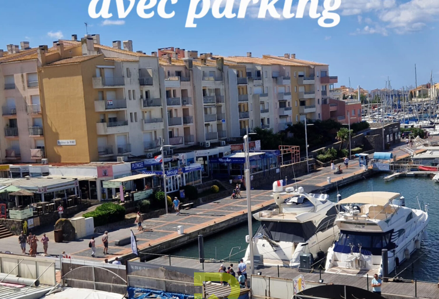 LE CAP D'AGDE - T3 centre port — photo 1