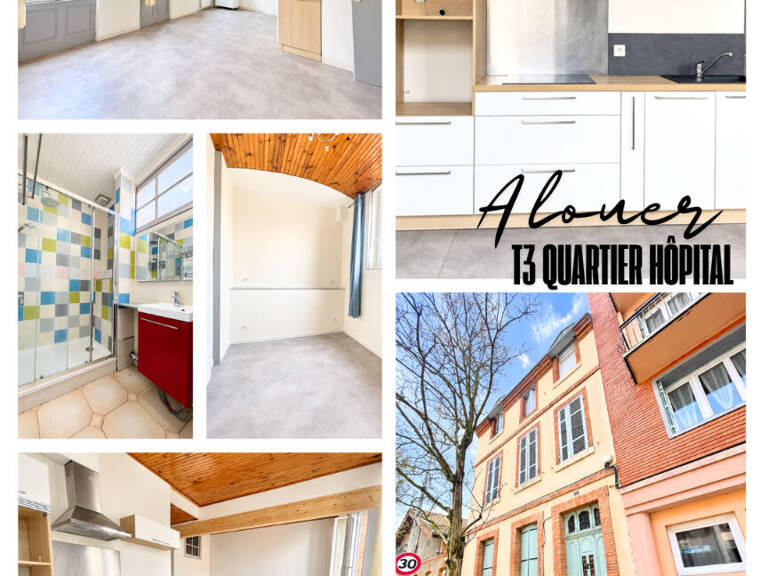 Montauban appartement T 3 à louer — photo 1