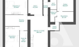 Appartement 4 Pièces 121 m² à vendre à Foucherans (39100)