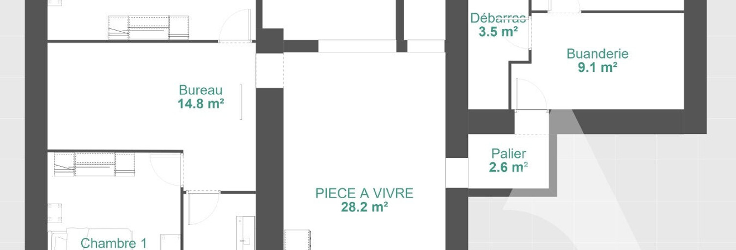 Appartement 4 Pièces 121 m² à vendre à Foucherans (39100)