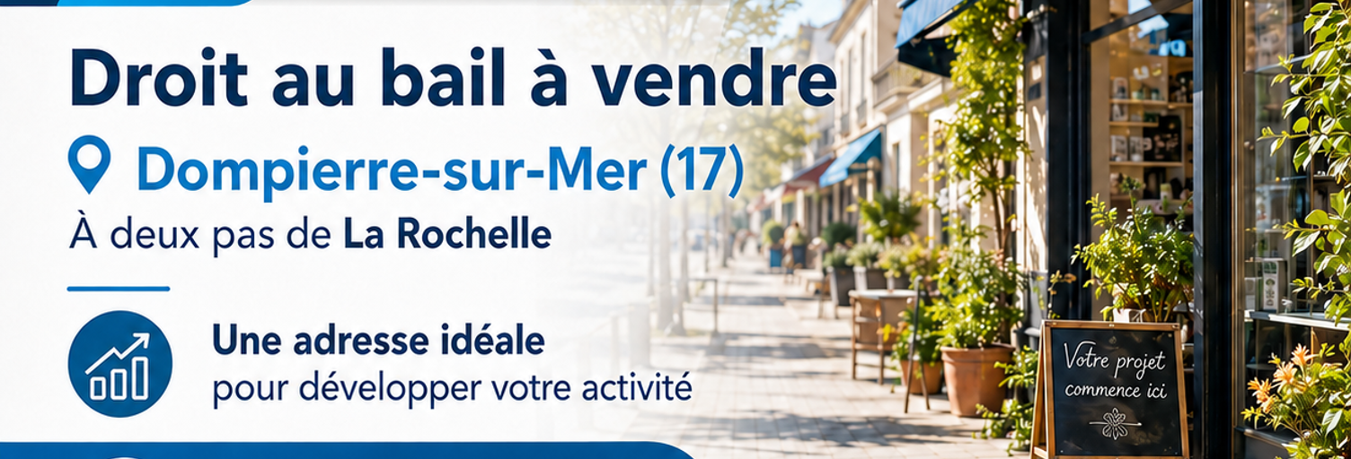 Commerce  96 m² à vendre à Dompierre-sur-Mer (17139)