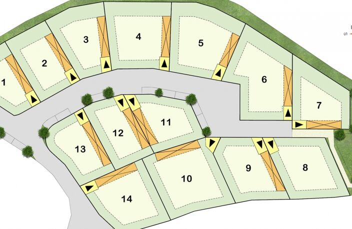 Vente Terrain à bâtir 417 m&sup2; — photo 2