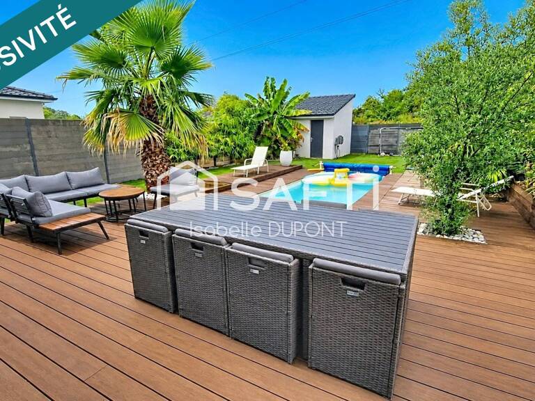 Maison contemporaine de plain-pied, Piscine, Calme — photo 1