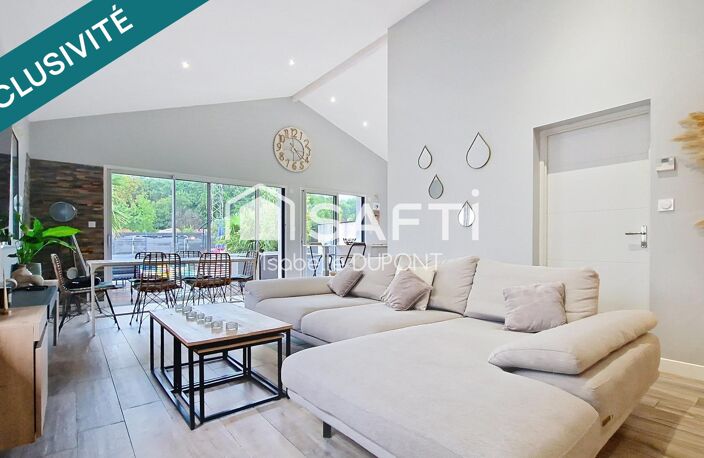 Maison contemporaine de plain-pied, Piscine, Calme — photo 3