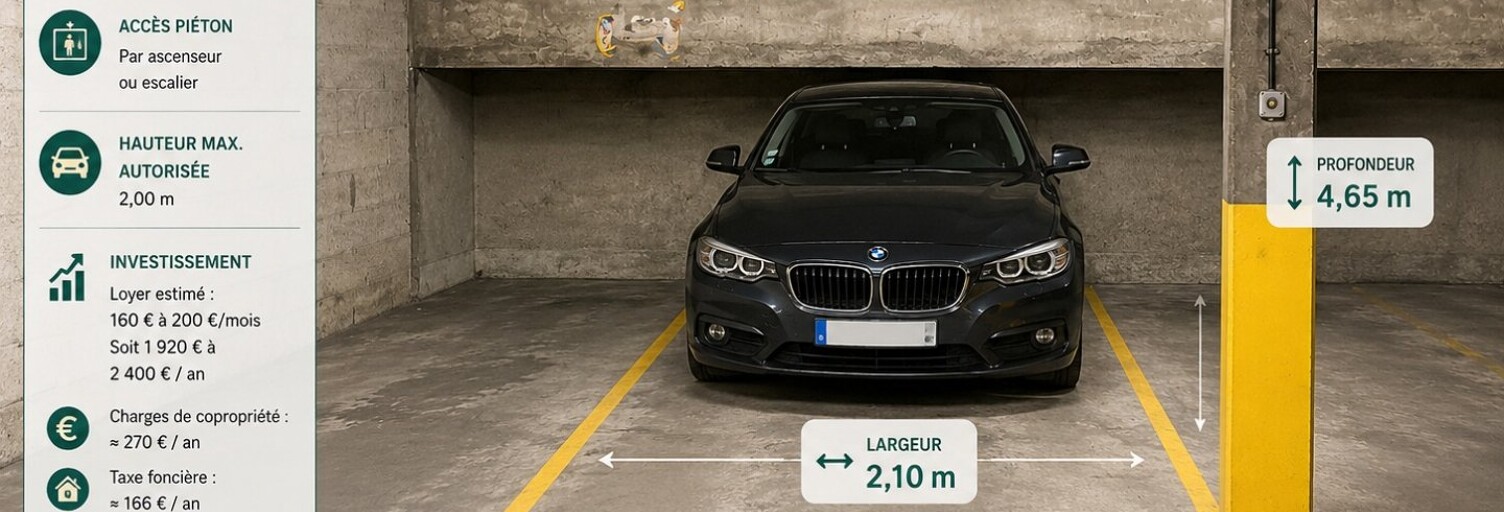Garage  9 m² à vendre à Paris 17 (75017)